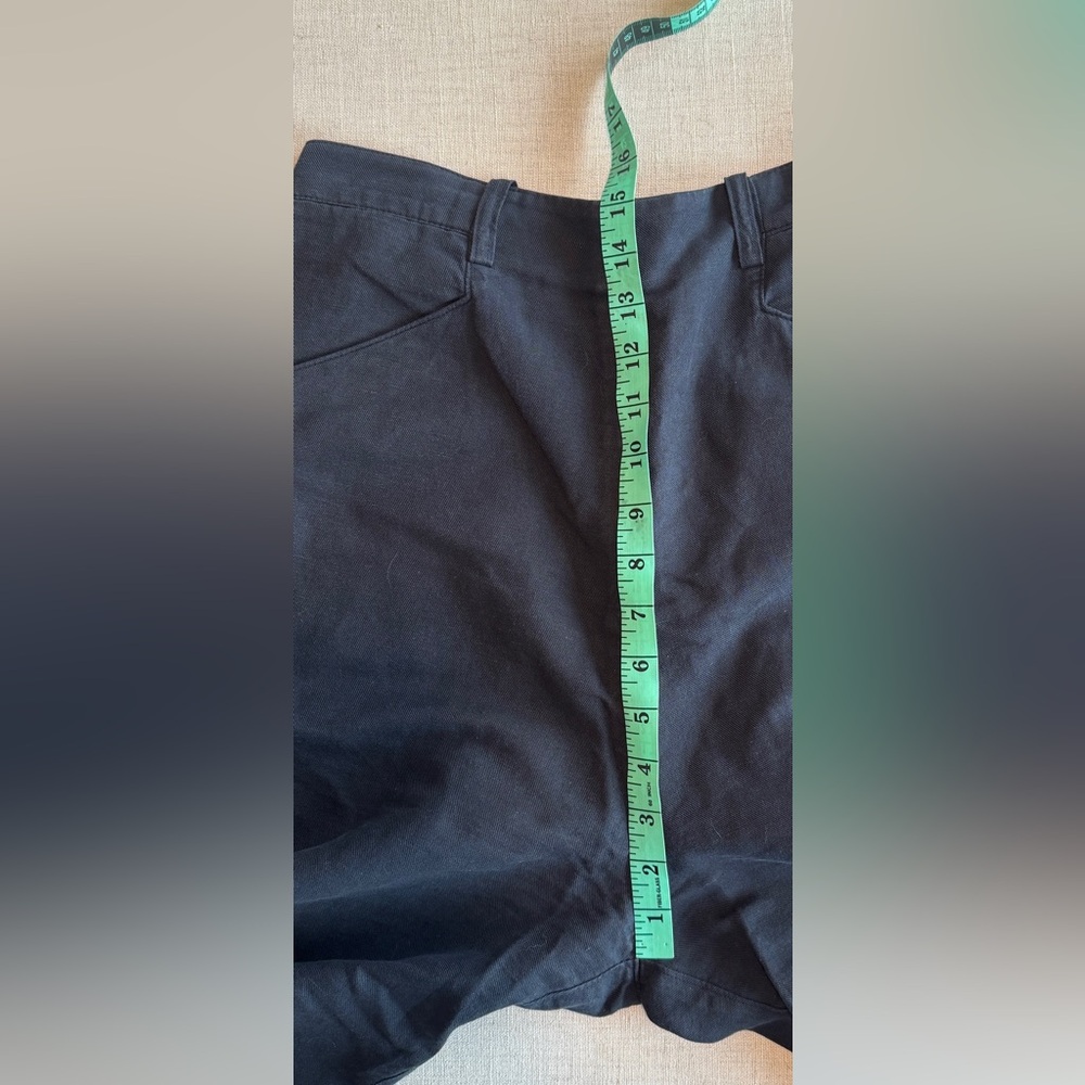 TOAST Women's Alix Italian Cotton Linen Pants Navy Blue Size 8 - Picture 9 of 10